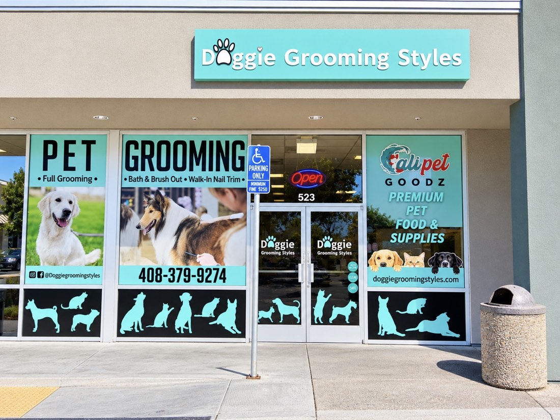 Doggie Grooming Styles Campbell storefront at 523 E Campbell Ave