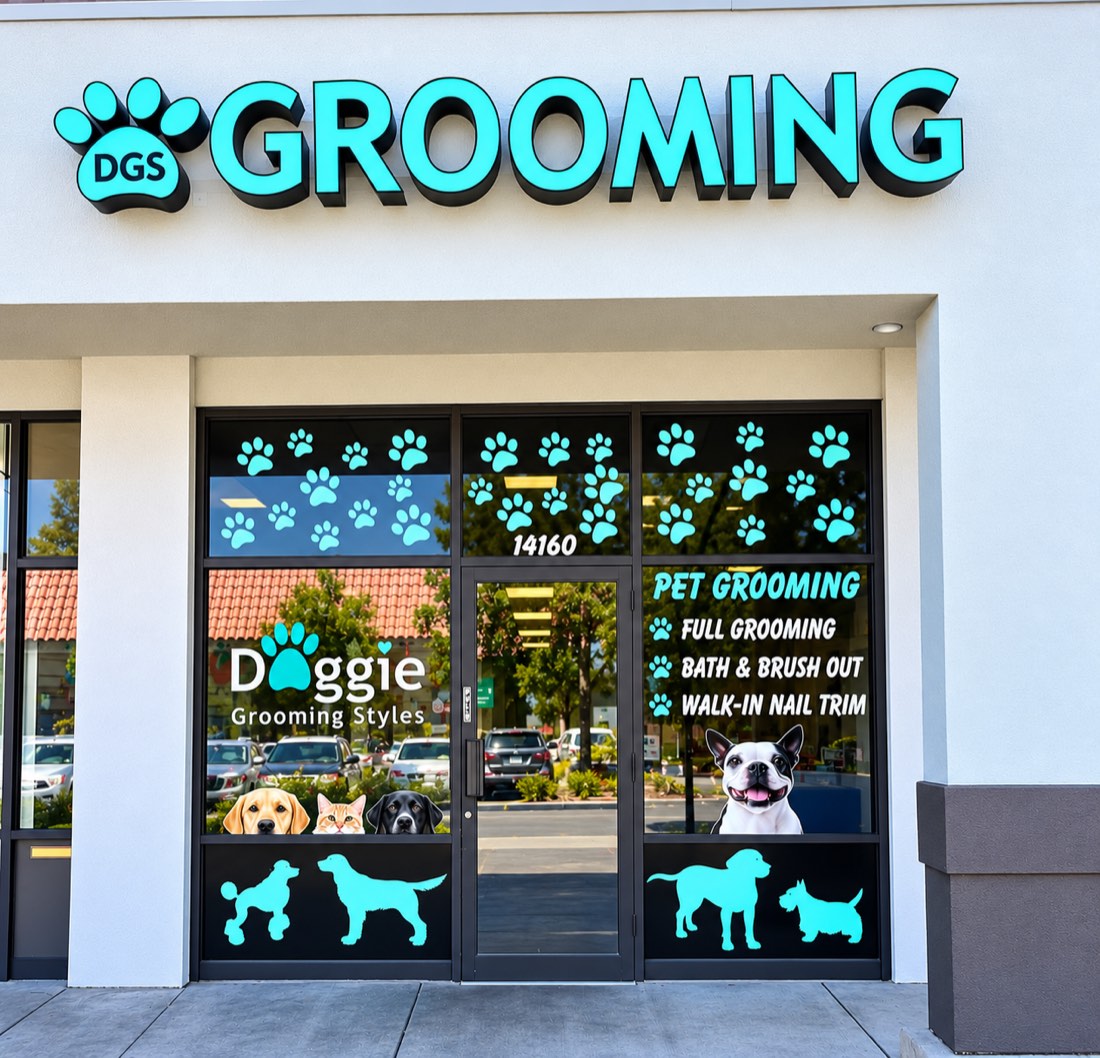 Doggie Grooming Styles Los Gatos storefront at 14160 Blossom Hill Rd